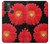 W2478 Red Daisy flower Funda Carcasa Case y Caso Del Tirón Funda para Motorola Moto G50