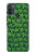 W2666 Marijuana Pattern Funda Carcasa Case y Caso Del Tirón Funda para Motorola Moto G50