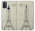 W3474 Eiffel Architectural Drawing Funda Carcasa Case y Caso Del Tirón Funda para Motorola Moto G50