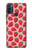 W3719 Strawberry Pattern Funda Carcasa Case y Caso Del Tirón Funda para Motorola Moto G50