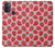 W3719 Strawberry Pattern Funda Carcasa Case y Caso Del Tirón Funda para Motorola Moto G50