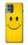 W1146 Yellow Sun Smile Funda Carcasa Case y Caso Del Tirón Funda para Motorola Moto G100