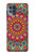 W3694 Hippie Art Pattern Funda Carcasa Case y Caso Del Tirón Funda para Motorola Moto G100