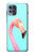 W3708 Pink Flamingo Funda Carcasa Case y Caso Del Tirón Funda para Motorola Moto G100
