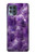 W3713 Purple Quartz Amethyst Graphic Printed Funda Carcasa Case y Caso Del Tirón Funda para Motorola Moto G100