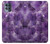 W3713 Purple Quartz Amethyst Graphic Printed Funda Carcasa Case y Caso Del Tirón Funda para Motorola Moto G100