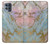 W3717 Rose Gold Blue Pastel Marble Graphic Printed Funda Carcasa Case y Caso Del Tirón Funda para Motorola Moto G100