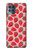 W3719 Strawberry Pattern Funda Carcasa Case y Caso Del Tirón Funda para Motorola Moto G100