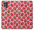 W3719 Strawberry Pattern Funda Carcasa Case y Caso Del Tirón Funda para Motorola Moto G100