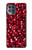 W3757 Pomegranate Funda Carcasa Case y Caso Del Tirón Funda para Motorola Moto G100