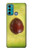 W2552 Avocado Fruit Funda Carcasa Case y Caso Del Tirón Funda para Motorola Moto G60, G40 Fusion