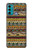 W2860 Aztec Boho Hippie Pattern Funda Carcasa Case y Caso Del Tirón Funda para Motorola Moto G60, G40 Fusion