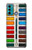 W3243 Watercolor Paint Set Funda Carcasa Case y Caso Del Tirón Funda para Motorola Moto G60, G40 Fusion
