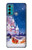 W3282 Santa Xmas Castle Funda Carcasa Case y Caso Del Tirón Funda para Motorola Moto G60, G40 Fusion