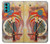 W3337 Wassily Kandinsky Hommage a Grohmann Funda Carcasa Case y Caso Del Tirón Funda para Motorola Moto G60, G40 Fusion