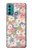 W3688 Floral Flower Art Pattern Funda Carcasa Case y Caso Del Tirón Funda para Motorola Moto G60, G40 Fusion