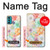 W3705 Pastel Floral Flower Funda Carcasa Case y Caso Del Tirón Funda para Motorola Moto G60, G40 Fusion