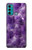 W3713 Purple Quartz Amethyst Graphic Printed Funda Carcasa Case y Caso Del Tirón Funda para Motorola Moto G60, G40 Fusion