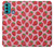 W3719 Strawberry Pattern Funda Carcasa Case y Caso Del Tirón Funda para Motorola Moto G60, G40 Fusion