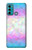 W3747 Trans Flag Polygon Funda Carcasa Case y Caso Del Tirón Funda para Motorola Moto G60, G40 Fusion