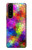 W3677 Colorful Brick Mosaics Funda Carcasa Case y Caso Del Tirón Funda para Sony Xperia 5 III