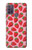 W3719 Strawberry Pattern Funda Carcasa Case y Caso Del Tirón Funda para Motorola Moto G10 Power