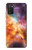 W1963 Nebula Rainbow Space Funda Carcasa Case y Caso Del Tirón Funda para Samsung Galaxy A03S