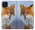 W0417 Fox Funda Carcasa Case y Caso Del Tirón Funda para Samsung Galaxy A22 4G