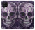 W3582 Purple Sugar Skull Funda Carcasa Case y Caso Del Tirón Funda para Samsung Galaxy A22 4G