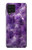 W3713 Purple Quartz Amethyst Graphic Printed Funda Carcasa Case y Caso Del Tirón Funda para Samsung Galaxy A22 4G