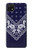 W3357 Navy Blue Bandana Pattern Funda Carcasa Case y Caso Del Tirón Funda para Samsung Galaxy A22 5G