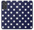 W3533 Blue Polka Dot Funda Carcasa Case y Caso Del Tirón Funda para Samsung Galaxy Quantum 2