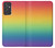 W3698 LGBT Gradient Pride Flag Funda Carcasa Case y Caso Del Tirón Funda para Samsung Galaxy Quantum 2