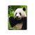 W1073 Panda Enjoy Eating Funda Carcasa Case para iPad Pro 12.9 (2022,2021,2020,2018, 3rd, 4th, 5th, 6th)
