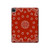 W3355 Bandana Red Pattern Funda Carcasa Case para iPad Pro 12.9 (2022,2021,2020,2018, 3rd, 4th, 5th, 6th)