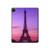 W3447 Eiffel Paris Sunset Funda Carcasa Case para iPad Pro 12.9 (2022, 2021, 2020, 2018), Air 13 (2024)