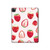 W3481 Strawberry Funda Carcasa Case para iPad Pro 12.9 (2022,2021,2020,2018, 3rd, 4th, 5th, 6th)