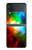 W2312 Colorful Rainbow Space Galaxy Hard Case For Samsung Galaxy Z Flip 3 5G