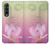 W3511 Lotus flower Buddhism Funda Carcasa Case y Caso Del Tirón Funda para Samsung Galaxy Z Fold 3 5G