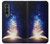 W3554 Magic Spell Book Funda Carcasa Case y Caso Del Tirón Funda para Samsung Galaxy Z Fold 3 5G