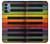 W3451 Colorful Piano Funda Carcasa Case y Caso Del Tirón Funda para OnePlus Nord N200 5G