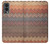 W3752 Zigzag Fabric Pattern Graphic Printed Funda Carcasa Case y Caso Del Tirón Funda para OnePlus Nord 2 5G