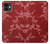 W3817 Red Floral Cherry blossom Pattern Funda Carcasa Case y Caso Del Tirón Funda para iPhone 11
