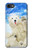 W3794 Arctic Polar Bear in Love with Seal Paint Funda Carcasa Case y Caso Del Tirón Funda para iPhone 7, iPhone 8, iPhone SE (2020) (2022)
