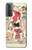 W3820 Vintage Cowgirl Fashion Paper Doll Funda Carcasa Case y Caso Del Tirón Funda para Samsung Galaxy S21 Plus 5G, Galaxy S21+ 5G