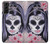 W3821 Sugar Skull Steam Punk Girl Gothic Funda Carcasa Case y Caso Del Tirón Funda para Samsung Galaxy S21 Plus 5G, Galaxy S21+ 5G