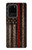W3804 Fire Fighter Metal Red Line Flag Graphic Funda Carcasa Case y Caso Del Tirón Funda para Samsung Galaxy S20 Ultra