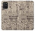 W3819 Retro Vintage Paper Funda Carcasa Case y Caso Del Tirón Funda para Samsung Galaxy S10 Lite