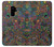 W3815 Psychedelic Art Funda Carcasa Case y Caso Del Tirón Funda para Samsung Galaxy S9 Plus