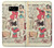 W3820 Vintage Cowgirl Fashion Paper Doll Funda Carcasa Case y Caso Del Tirón Funda para Samsung Galaxy S8